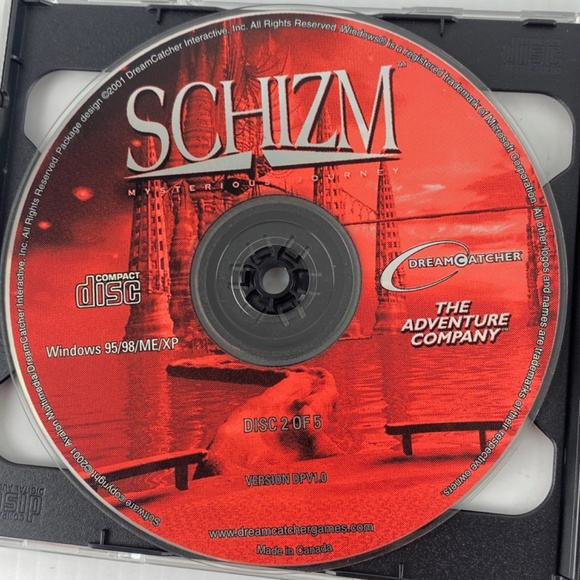 SCHIZM:  Mysterious Journey PC CD-ROM Adventure Game 2001 - 5 Discs Jewel Case - Picture 6 of 9